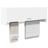 808233 Wardrobe White 100x32,5x35 cm Engineered Wood