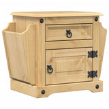 ZNTS Bedside Cabinet Corona 45x35x47.5 cm Solid Wood Pine 4005657