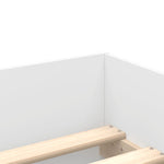 Bed Frame with Drawers without Mattress White 90x190 cm Single 3207350