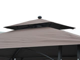 2.5 x 1.5m BBQ Tent Canopy Patio Outdoor Awning Gazebo Party Sun Shelter - Coffee T3398P324010