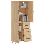 Highboard Sonoma Oak 69,5x34x180 cm Engineered Wood 3198108