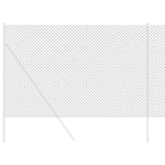 Chain Link Fence Grey 25 x 1.6 m Steel 42004835