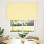 ZNTS Roller Blind Blackout Yellow 125x175 cm Fabric Width 121.6 cm Polyester 4012069