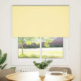 ZNTS Roller Blind Blackout Yellow 125x150 cm Fabric Width 121.6 cm Polyester 4012043