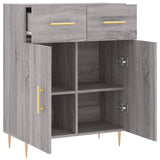 Sideboard Grey Sonoma 69.5x34x90 cm Engineered Wood 827970