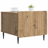 Coffee Table Artisan Oak 49 x 50 x 42 cm Engineered Wood 894514