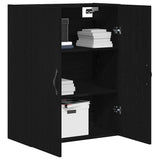 Wall-mounted Cabinet Wall-mounted Black Oak 69.5 x 34 x 180 cm 862971
