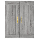 Highboard Grey Sonoma 69.5x34x180 cm Engineered Wood 3199799