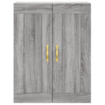 Highboard Grey Sonoma 69.5x34x180 cm Engineered Wood 3199927