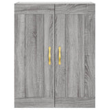 Highboard Grey Sonoma 69.5x34x180 cm Engineered Wood 3199927