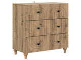 Drawer Cabinet Artisan Oak 66 x 34.5 x 90 cm Engineered Wood 894154