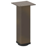 Coffee Table Legs 4 pcs Natural Steel 42-44 cm Steel 4012467