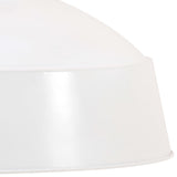 Industrial Hanging Lamp 58 cm White E27 320832