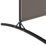 4-Panel Room Divider Anthracite 698x180 cm Fabric 350284