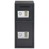 Digital Safe with Lock Dark grey 35 x 31 x 80 cm Steel 42011318