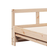 Daybed without Mattress 90x200 cm Solid Wood Pine 854952