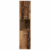 4 Piece Bathroom Furniture Set Old Wood Engineered Wood 3328589