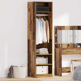 Wardrobe with Shelf Old Wood 50 x 50 x 200 cm Engineered Wood 875009