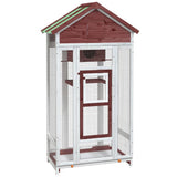 Bird House Mocha 91.5x53x170 cm Solid Wood Pine 172254