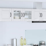 Wall Glass Cabinet PORTO High Gloss White 80 x 31 x 40 cm 885299