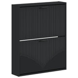 Wall-Mounted Shoe Cabinet HOORN 71 x 17 x 86 cm Engineered Wood 897296