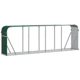 Log Holder Green 300x45x100 cm Galvanised Steel 364546