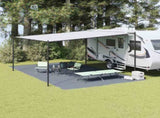 Tent Carpet Folding Blue and Grey 700 x 400 cm Polyethylene 42000183