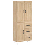 Highboard Sonoma Oak 69,5x34x180 cm Engineered Wood 3200036