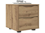 Bedside Table Artisan Oak 30.5 x 30 x 43 cm Engineered Wood 888815