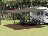 310811 Tent Carpet 400x400 cm Brown