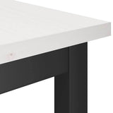 Dining Bench 2 pcs White 100 x 32.5 x 49 cm Solid pine wood 873789