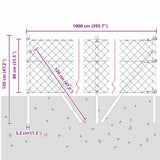 Ground Fix Welded Wire Fence 10 x 0.8 m 3351104