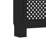 Radiator Cover Black 152x19x81.5 cm MDF 288195