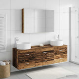 Bathroom Furniture Set 4 pcs Old Wood 49.5 x 44.5 x 65.5 cm 3407069