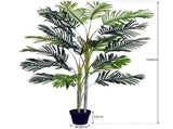 2 Ball Topiary Tree in Pot for Home Decor, Artificial Plant for Home Office, Living Room Decor, Dark T3398P343058