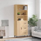 Highboard Sonoma Oak 69.5x34x180 cm Engineered Wood 3189464