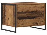 Bedside Table 2 pcs Old Wood 50 x 39.5 x 50 cm Engineered Wood 886687