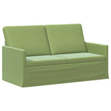 2 Seater Sofa Light Green 150 x 81 x 82 cm Velvet 42041090