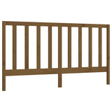 Bed Headboard Honey Brown 206x4x100 cm Solid Wood Pine 817713