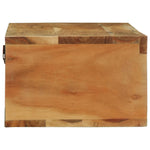 ZNTS Wall-mounted TV Cabinet 100x30x19 cm Solid Wood Acacia 4017481