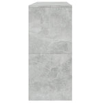 ZNTS Console Table Concrete Grey 100x35x76.5 cm Engineered Wood 809840