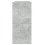 ZNTS Console Table Concrete Grey 100x35x76.5 cm Engineered Wood 809840