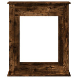 Fireplace Surround Smoked Oak 75x20x87.5 cm Engineered Wood 854584