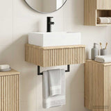 Wall-Mounted Wash Basin Sonoma Oak 40 x 41 x 39 cm 890200