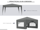 3 x 3 Meters Pop Up Water Resistant Gazebo Wedding Camping Party Tent Canopy Marquee with Carry Bag T3398P310882