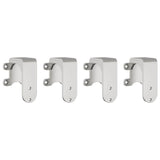 Sliding Door Hardware Kit 183 cm Stainless Steel Silver 3295759