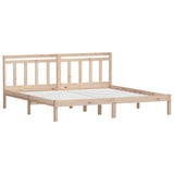Bed Frame without Mattress Super King Solid Wood 3100604
