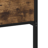 Metal Bed Frame without Mattress Smoked Oak 120x190 cm Small Double 4017068