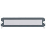 Toddler Safety Bed Rail Grey 180x42 cm Polyester 10177