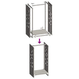 Firewood Rack Anthracite 40x30x80 cm Cold-rolled steel 864221